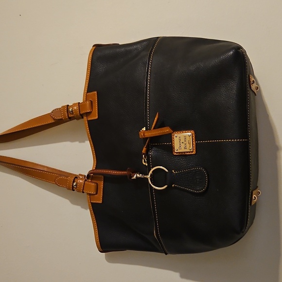 Dooney & Bourke Pebble Leather Convertible Shopper Tote - Picture 4 of 10